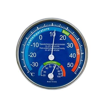 Imagem de Bothyi Termômetro Higrômetro Controle de Ambiente Monitor de Temperatura e Umidade Medidor Medidor para Restaurante, azul