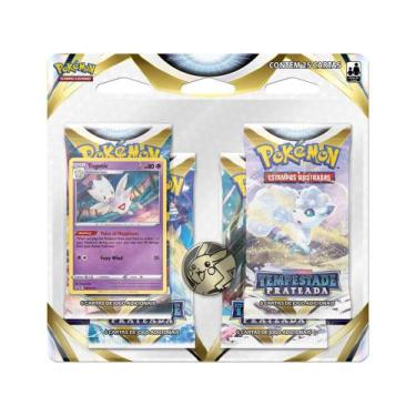 Imagem de Box De Cartas Pokémon Estampas Ilustradas Espada E - Escudo Tempestade