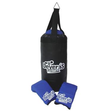 Imagem de Kit Infantil Boxe Deveras Saco de Pancadas e Par de Luvas-Unissex