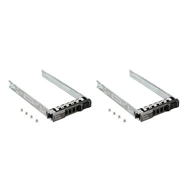 Imagem de Maravi Canada (Pacote com 2) 6,35 cm G176J G281D KG7NR Suporte de bandeja de disco rígido para Dell R610 R710 R620 R720 R630 R730 R730XD R810 R910 T310 T410 T610 20 T7 10 HDD SAS SATA Server PowerEdge