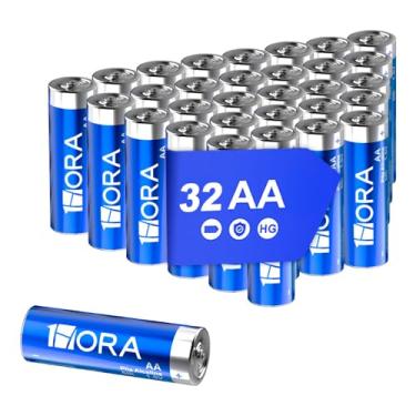 Imagem de Pilhas Alcalinas AA 1.5V 1Hora Pacote com 32 Unidades
