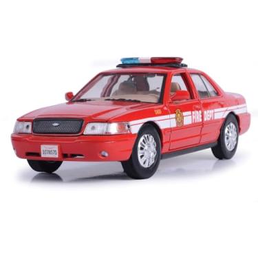 Imagem de 2007 Ford Crown Victoria - Fire Chief - Escala 1:24- Motormax