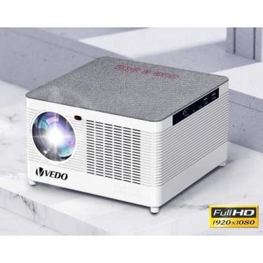 Imagem de Projetor LED Portátil LCD Full HD 1920X1080p 5G 4000 Lumens Multimídia