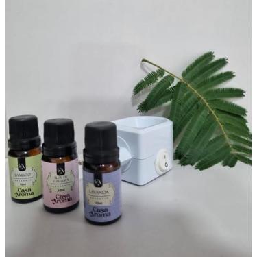 Imagem de Kit 3 Essências Concentrada Para Difusor LAVANDA, BAMBOO, FLOR DE CERE