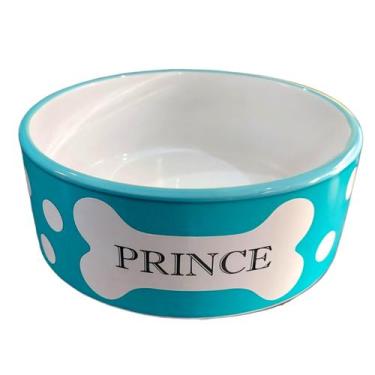 Imagem de Pote de Ração Porcelana Cachorros Comedouro Médio 750 ml - The Pets Br
