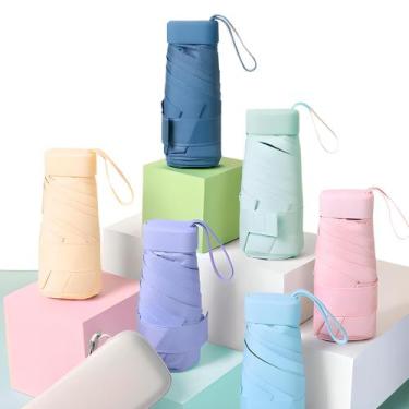 Imagem de Guarda-chuva BOLSINHA Estiloso com Alça e com Proteção Solar UV Compac
