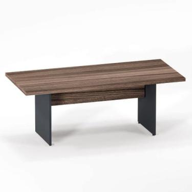 Imagem de Mesa De Reunião Retangular PE 40 Pandin 2,00 M Walnut e Grafito