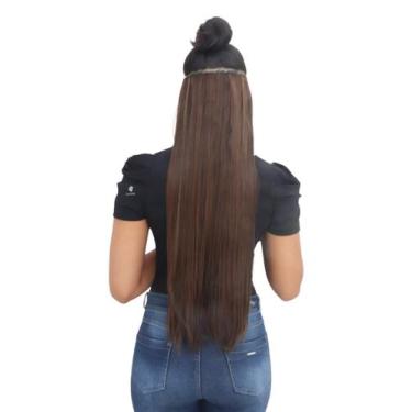 Imagem de Aplique Tic Tac Liso 70 Cm - Idêntico Ao Humano - Longo Com Volume - I