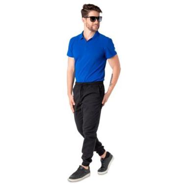 Imagem de Calça Jogger Casual Boen Jeans Masculina, P, Preto, Masculino