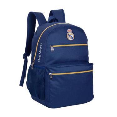 Imagem de Mochila Costas Real Madrid Oficial Esportiva Passeio Escolar - Xeryus,