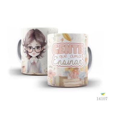 Imagem de Caneca dia dos professores floral 20 - LiveSub