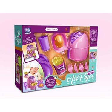 Imagem de Air Fryer Happy Food + Acessórios 12 peças Zuca Toys 7645