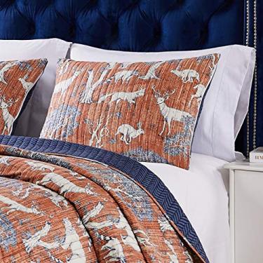 Imagem de Barefoot Bungalow Capa de almofada reversível Menagerie