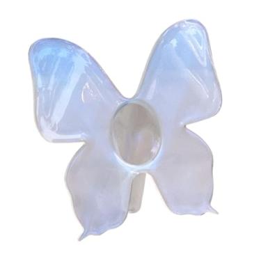 Imagem de Generic Vaso Borboleta Acrílico para Flores Mãe Presente, Azul