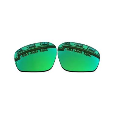 Imagem de Vonxyz Lentes de substituição para óculos de sol Oakley Field Jacket OO9402 - Jade MirrorCoat polarizado