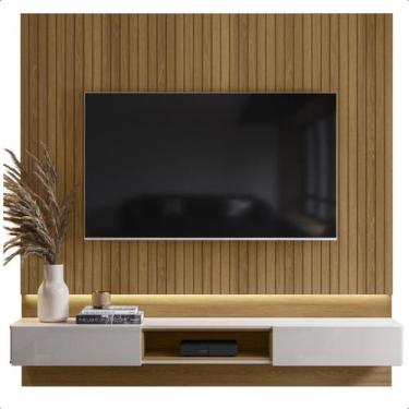 Imagem de Painel Home Suspenso 1,80 Tv Até 70 Polegadas Paris - Lukaliam, Freijo