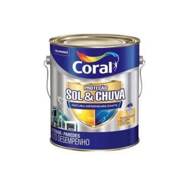 Imagem de Tinta Acrílica Premium Coral Sol e Chuva 3,6L, Branco