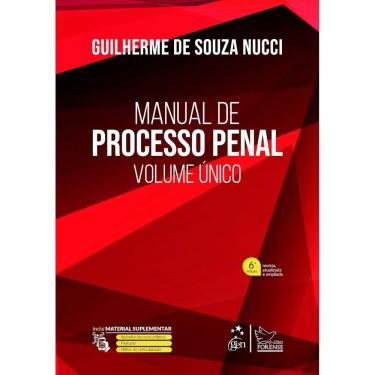 Imagem de Manual de Processo Penal - Volume Único - 6ª Edição (1403)