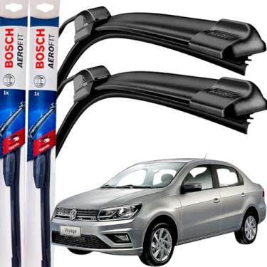 Imagem de Palheta Limpador Parabrisa Bosch Aerofit Par de Palheta Limpadora Dianteiro Original Voyage (11) 2008 á→ 2024