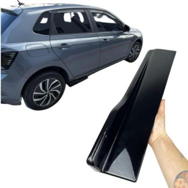 Imagem de Saia Lateral Universal Spoiler Ajustável Preto Metálico BMW - Veon