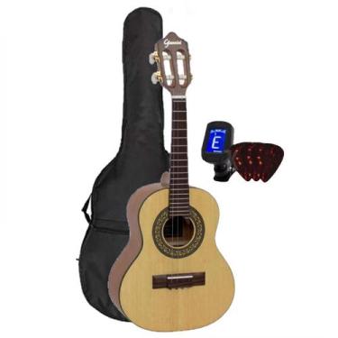 Imagem de Kit Cavaco / Cavaquinho Acústico Giannini Louro Faia CS1 FAIA NS Capa 