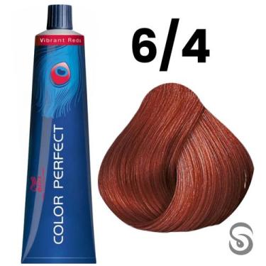 Imagem de Wella Perfect Color 6/4 Louro Escuro Avermelhado Vibrant Reds 60ml, UN