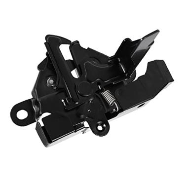 Imagem de X AUTOHAUX 53510-06280 Trava de trava de capô de motor de carro para Toyota Camry 2015 2016 2017 conjunto de trava de capô 5351006280