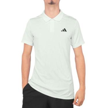 Imagem de Camisa Polo Adidas Tennis Climacool Freelift Branca, P