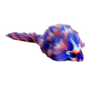 Imagem de Brinquedos Rato Para Gatos,Brinquedos de Teaser Chiante para Gatos | Suprimentos De Mastigação Com Guincho Simulado Para Gatinhos De Estimação Entediados Em Casa, Acessório Felpudo Para