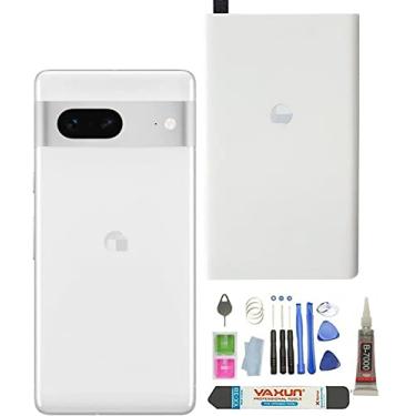 Imagem de Generic Substituição Do Vidro Traseiro Google Pixel 7 5G - Tampa Da Caixa Com Fita Pré-Instalada + Ferramentas (Não Para Pro 5G) (Branco/Neve)