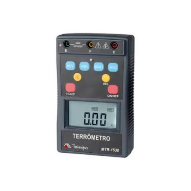 Imagem de Terrometro digital portatil minipa cat iv 400v mtr-1530