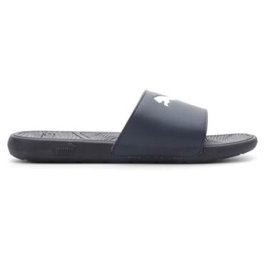Imagem de PUMA Sandália masculina Cool Cat 2.0 Slide, Sport-puma azul marinho-puma branco, 39