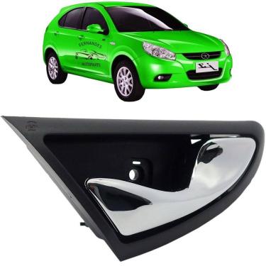 Imagem de Maçaneta Cromada Interna Dianteira Direito Jac J3 09 Até 15