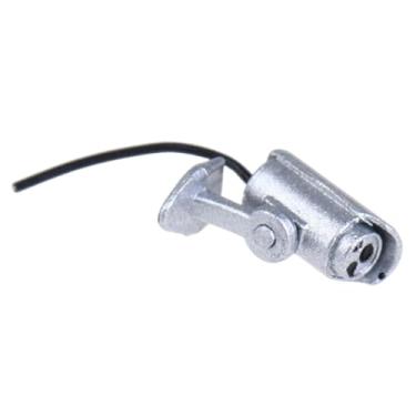 Imagem de Generic Câmera de segurança para casa de bonecas em escala 1/12, modelo de webcam de segurança, brinquedo de faz de conta, câmera em miniatura para corredor e, Prata