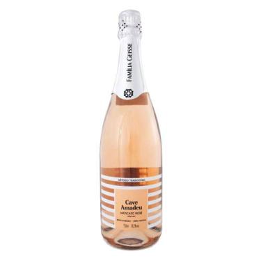 Imagem de Champagne Moscato Rosé Cave Amadeu Família Geisse 750ml