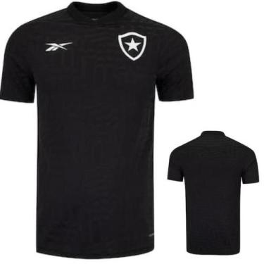 Imagem de Camisa do Botafogo 23 24 Reebok Masculina Torcedor - Rebook, Preto, 3X