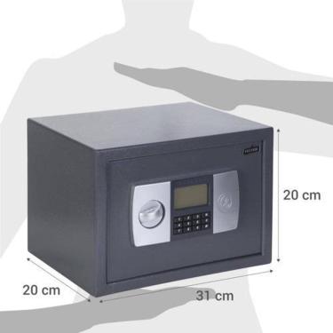 Imagem de Cofre Segurança Visor Digital 8 Litros 31X20X20Cm - Fixser