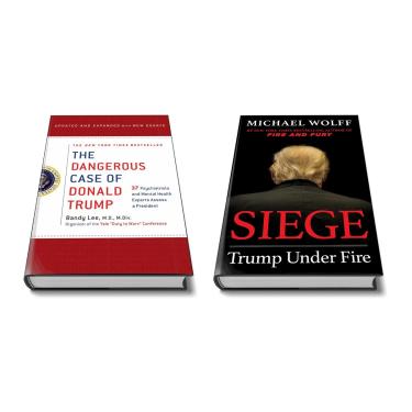 Imagem de Kit The Dangerous Case Of Donald Trump &amp; Siege : Trump under Fire Bandy X. Lee &amp; Michael Wolff Capa Dura