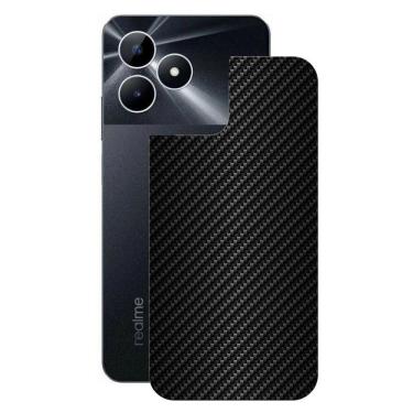 Imagem de Película para Realme Note 50 - Traseira de Fibra de Carbono Preta - Gshield
