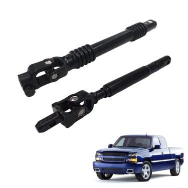 Imagem de HAWK BROTHER Eixo de direção, substituição para rolamento de colunas de eixo intermediário de direção compatível com Chevrolet Silverado 1999-2007, GMC Sierra 1999-2007 - 2 peças