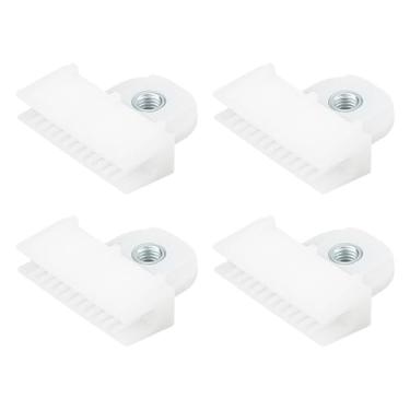 Imagem de ECSiNG 4 peças 40 x 36 mm clipes de trilho para janela de vidro compatíveis com Mitsubishi L200 Outlander