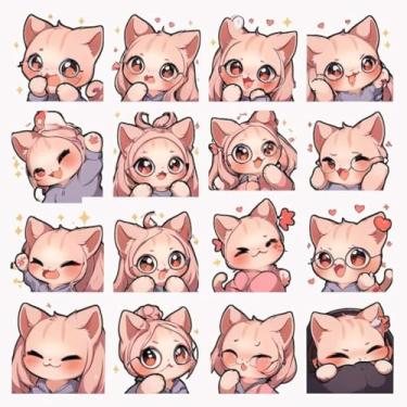 Imagem de Adesivo Infantil Kawai Porquinho Rosa Decorativo para Quarto e Cadernos 30x30cm