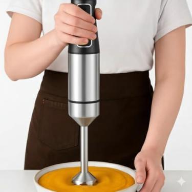 Imagem de Mixer Elétrico Portátil 110V – Misture Ingredientes com Praticidade e Rapidez!