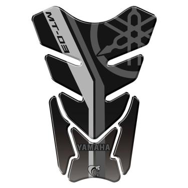 Imagem de Protetor De Tanque Adesivo Moto Yamaha Mt03 Preto Preto