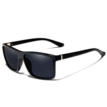 Imagem de Óculos De Sol Masculino Polarizado Clássico Quadrado Proteção Uv400