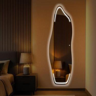 Imagem de Espelho Organico com Led Para decoração de Salas Salão Quarto Closets 