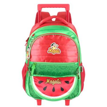 Imagem de Mochila Com Rodinhas Turma Da Monica Vermelho - Luxcel