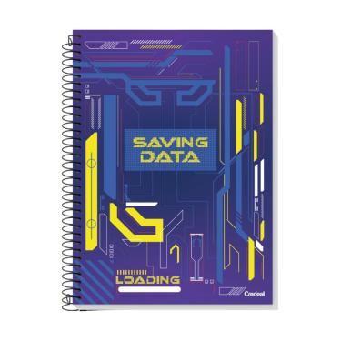 Imagem de Caderno Espiral Universitário Capa Dura 1 Matéria 96f My Collection Credeal Estampa 8