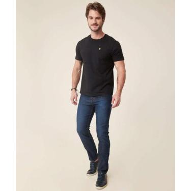 Imagem de Calça Masculina Jeans Slim-01319 - Jezzian, 40, Jeans azul