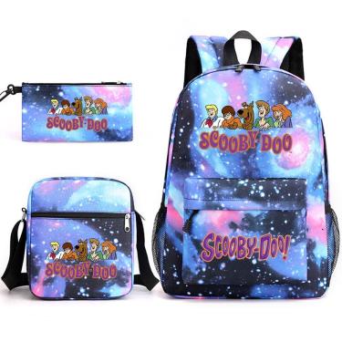 Imagem de Conjunto de mochilas escolares ScoobyDoos, 3 unidades para estudantes